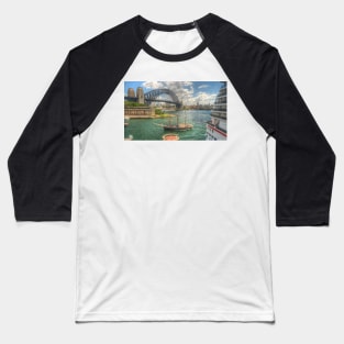 Big ship & little ship on our beautiful harbour Baseball T-Shirt